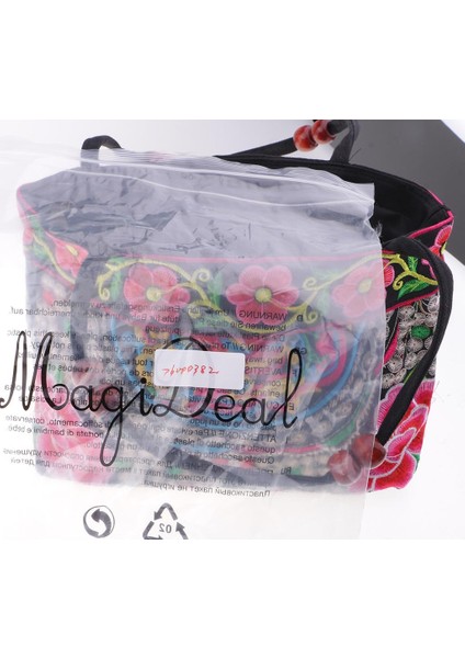 Retro Kadın Nakış Çantası Ulusal Omuz Çantası Tote Seyahat Çantası 31X51CM E modelleri