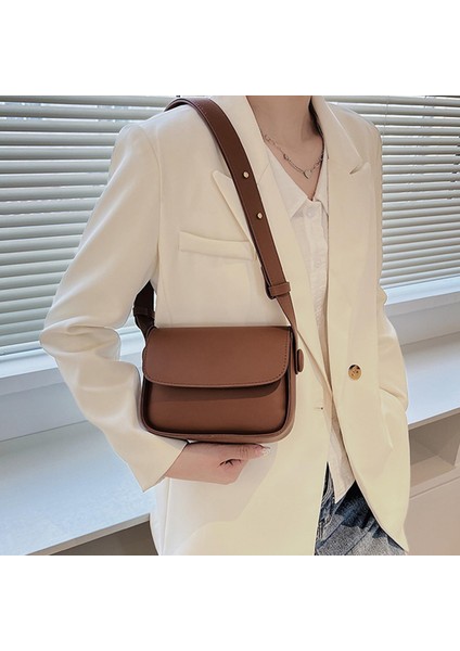Makyaj Kahverengi Için Omuz Çantası Crossbody Çanta Çantaları