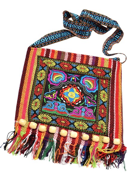 Bohem Moda Omuz Çantası Sling Crossbody Çanta Parti Alışverişi Için Kırmızı 28.5cm(Yurt Dışından) indirimleri