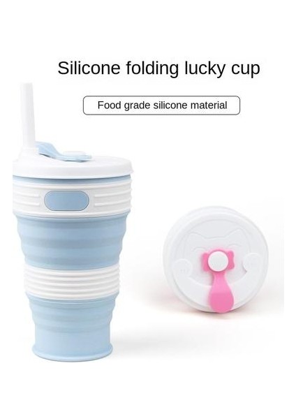 Silikon Sıkıştırma Katlanır Su Kupası Yaratıcı Günlük Geri Çekilebilir Taşınabilir Otel Kupası Kahve Kupası (Yurt Dışından) fırsatları