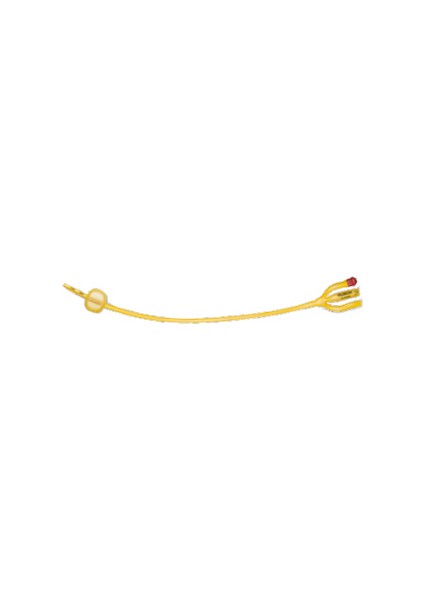 3 Yollu Silikolateks Foley Idrar Kateteri Rüsch Gold 183430 No: 22 Mavi