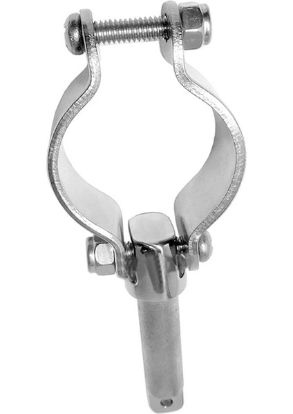 Oarlock Üzerinde 2x Kelepçe 1/2 "soket Tekne Balıkçılık Kelepçesi Üzerinde Oar Kilidi Gümüş (Yurt Dışından)