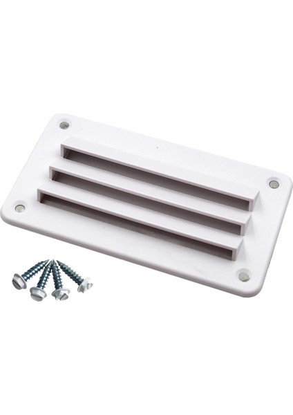 Rv Tekne Denizcilik Için Abs Plastik Dikdörtgen Panjur Havalandırma - 140MM x 79MM (Yurt Dışından)