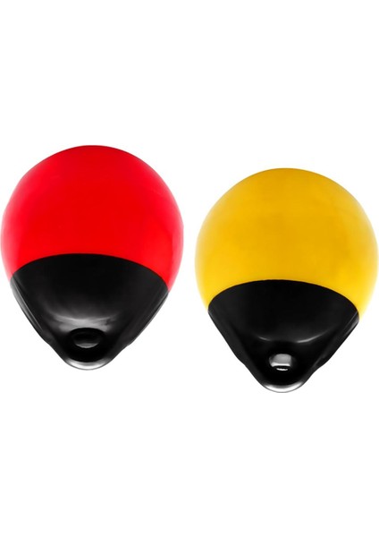 2 Adet Kırmızı ve Sarı Şişme Bot Fender Ağır Pvc Marine Tampon / Şamandıra (Yurt Dışından)
