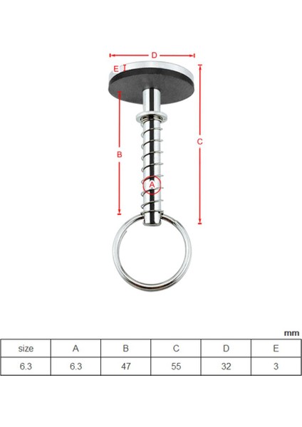 Tekne 316 Paslanmaz Çelik Yüzük Hatch Kapak Çekme Kaldırıcı 1-1 / 4 "deniz Donanımı (Yurt Dışından)