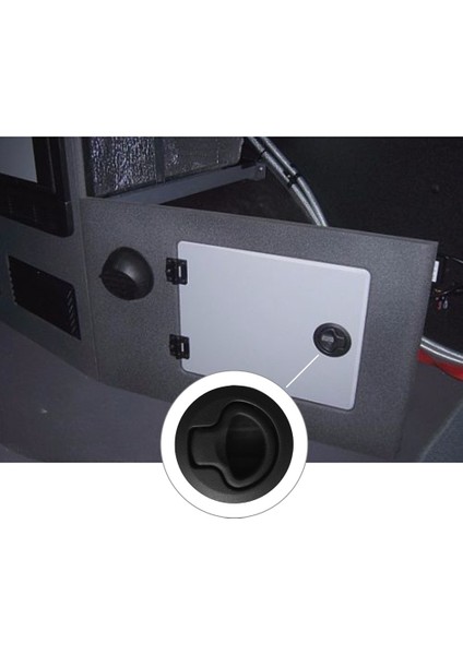 4 Parça Tekne 2 "kilitleme Naylon Floş Çekme Slam Mandalı Hatch Lift (Yurt Dışından)