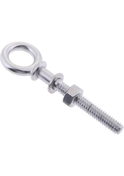 304 Paslanmaz Çelik Tekne Dişli Kaldırma Göz Cıvata Halka Kravat Aşağı M4 x 40MM (Yurt Dışından)