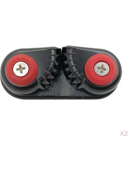 2x Kayık Cam Cleat Tekne Dinghy Alüminyum Kam Cleats Hızlı Giriş Halat Cleats (Yurt Dışından)