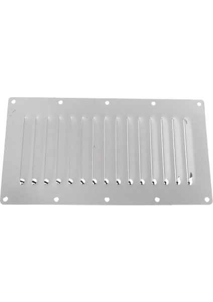 228X127MM Hava Firar Dikey Tekne Rouvered Havalandırma - Deniz Paslanmaz Çelik (Yurt Dışından)
