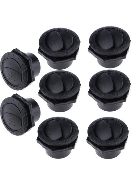8x Rv Deniz Yat Yuvarlak Hava Havalandırma Çıkışı Izgara Havalandırma 70 x 45MM (Yurt Dışından)