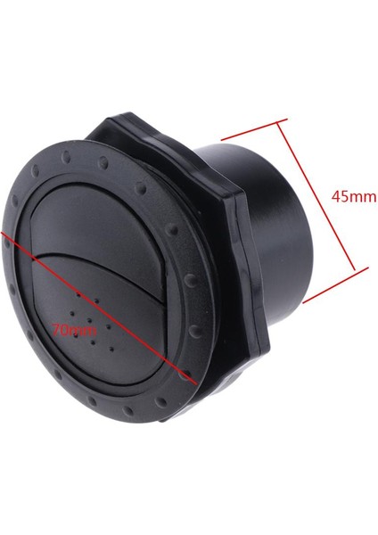 8x Rv Deniz Yat Yuvarlak Hava Havalandırma Çıkışı Izgara Havalandırma 70 x 45MM (Yurt Dışından)