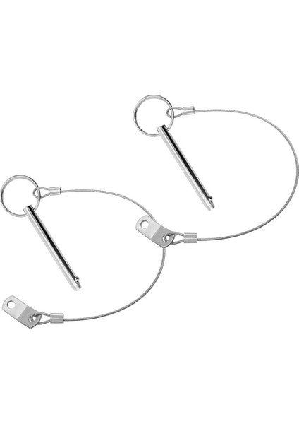 2x Paslanmaz Çelik Hızlı Serbest Bırakma Pin Kordon Bimini Üst Güverte Menteşe Donanım (Yurt Dışından)
