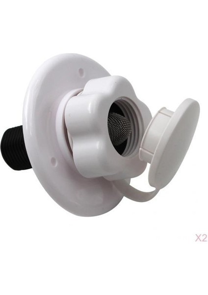 Kontrol Vanası ile 2 Adet Beyaz Şehir / Yerçekimi Su Kapağı Rv Parçaları (Yurt Dışından)