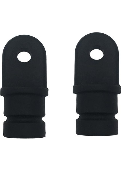2-Pack Naylon 3/4 "19.05MM Iç Göz Uçları Tüpler Bimini Üst Siyah Yuvarlak (Yurt Dışından)