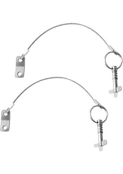 2 Parça Paslanmaz Çelik Hızlı Yayın Pin Ipi Tekne Üst Güverte Menteşe Için (Yurt Dışından)