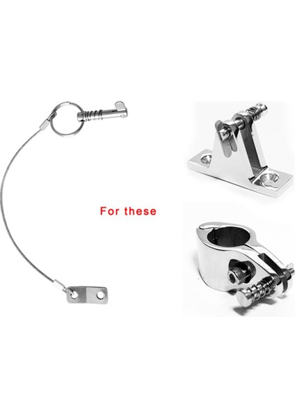 2 Parça Paslanmaz Çelik Hızlı Yayın Pin Ipi Tekne Üst Güverte Menteşe Için (Yurt Dışından) fiyatları