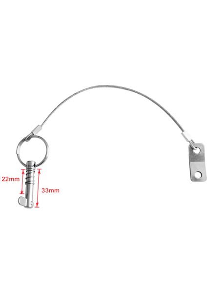2 Parça Paslanmaz Çelik Hızlı Yayın Pin Ipi Tekne Üst Güverte Menteşe Için (Yurt Dışından) indirimleri