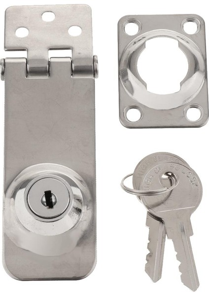 Tekne Deniz 304 Paslanmaz Çelik Ağır Donanım Hasp Kapı Kilidi Menteşe (Yurt Dışından)