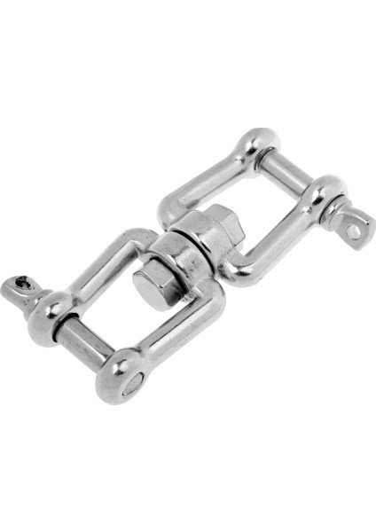 Deniz Paslanmaz Çelik Çapa Zincir Bağlayıcı Döner Çene Çift KÖLELI-M10 (Yurt Dışından)