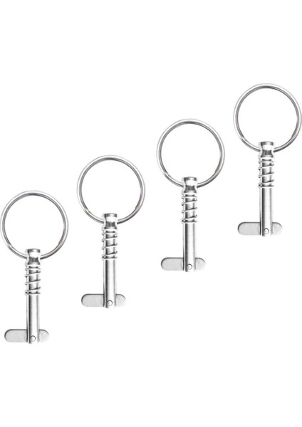 16 x Tekne Bimini Üst Güverte Menteşe Hızlı Yayın Pin 1/4 "paslanmaz Çelik (Yurt Dışından)
