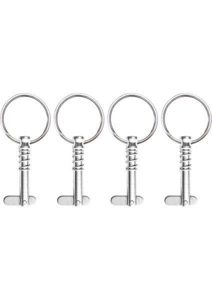 16 x Tekne Bimini Üst Güverte Menteşe Hızlı Yayın Pin 1/4 "paslanmaz Çelik (Yurt Dışından)