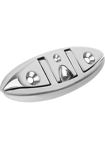 5 "dock Güverte Hattı Halat Cleat 316 Paslanmaz Çelik Ağır Hizmet Tipi Masif (Yurt Dışından)