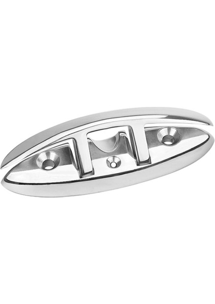 5 "dock Güverte Hattı Halat Cleat 316 Paslanmaz Çelik Ağır Hizmet Tipi Masif (Yurt Dışından)