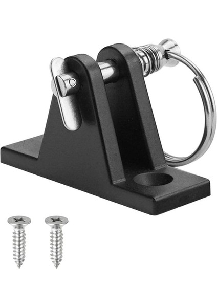 2x Naylon Güverte Menteşe W / Hızlı Yayın Pın ve Halka Tekne Bimini Üst Montaj Için (Yurt Dışından) indirimleri