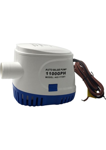 12 V 1100GPH Tekne Deniz Dalgıç Otomatik Bilge Su Pompası Şamandıra Anahtarı (Yurt Dışından)