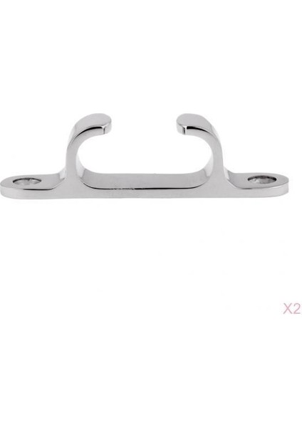2 Adet 4 "paslanmaz Çelik Düz Yay Chock Fairlead Deniz Dock Line Cleat (Yurt Dışından)
