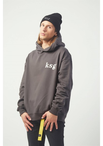 Ksg Oversıze Sweatshirt Koyugrı TR30022