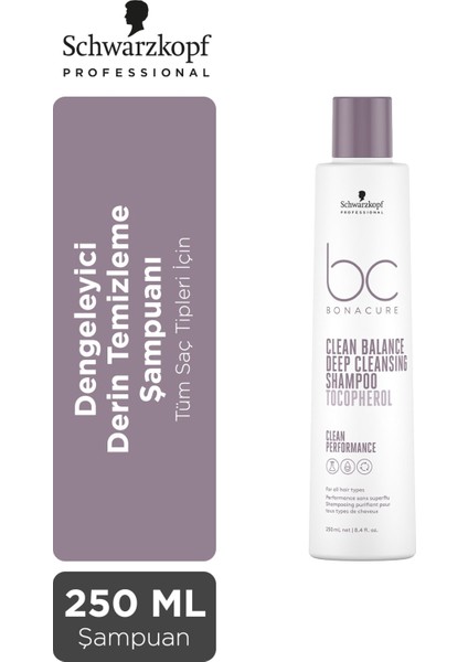 Bc Clean Dengeleyici ve Derin Temizleme Şampuanı 250 ml