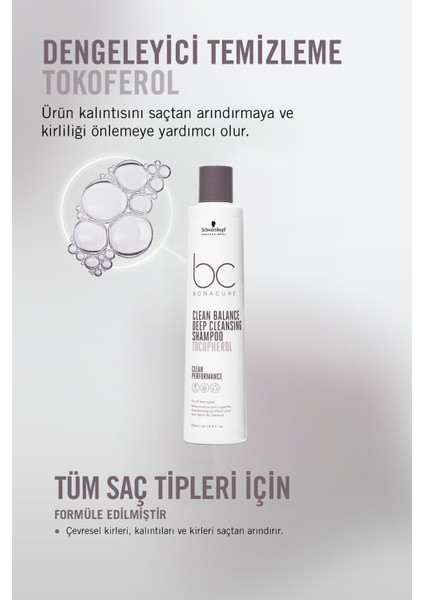 Bc Clean Dengeleyici ve Derin Temizleme Şampuanı 250 ml