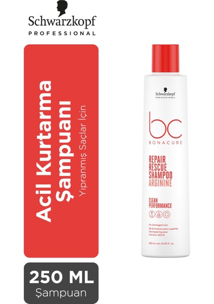Bc Clean Acil Kurtarma Şampuanı 250 ml