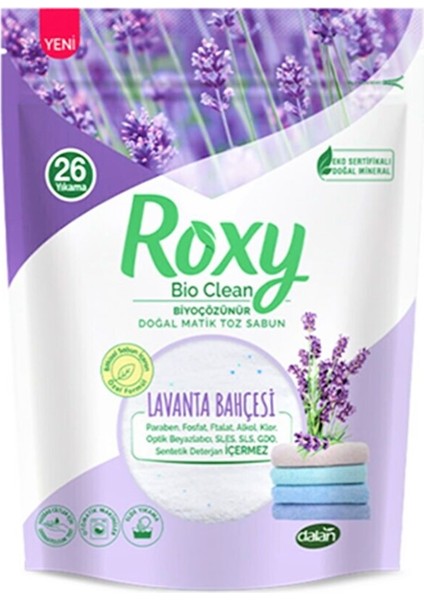 Roxy Bio Matik Toz Sabun Lavanta Kokulu 800 gr