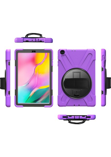 Galaxy Tab A İçin Darbeye Dayanıklı Tablet Kılıfı - Mor (Yurt Dışından) modelleri