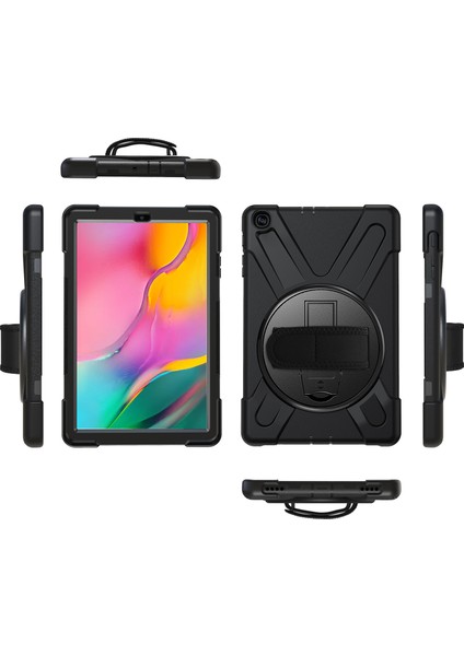 Galaxy Tab A İçin Darbeye Dayanıklı Tablet Kılıfı - Siyah (Yurt Dışından) fiyatları