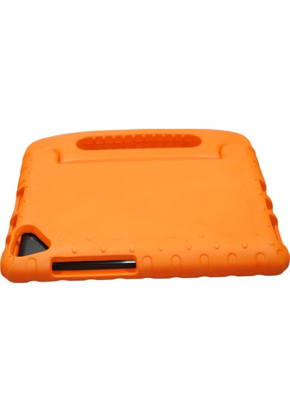 Galaxy Tab A İçin Darbeye Dayanıklı Tablet Kılıfı - Turuncu (Yurt Dışından) fırsatları