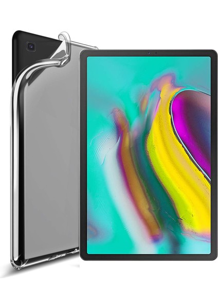 Galaxy Tab S5E İçin Darbeye Dayanıklı Tablet Kılıfı - Şeffaf (Yurt Dışından)