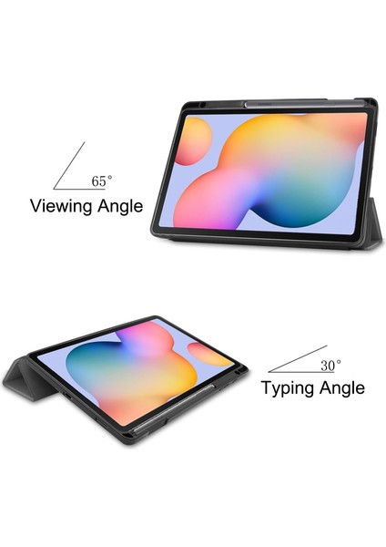 Galaxy Tab S6 Lite İçin Darbeye Dayanıklı Tablet Kılıfı - Gri (Yurt Dışından) modelleri