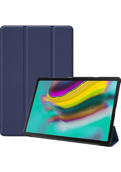 Galaxy Tab S5E İçin Darbeye Dayanıklı Tablet Kılıfı - Koyu Mavi (Yurt Dışından)