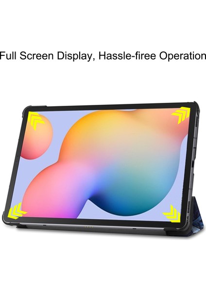 Galaxy Tab S6 Lite İçin Darbeye Dayanıklı Tablet Kılıfı - Çok Renkli (Yurt Dışından)