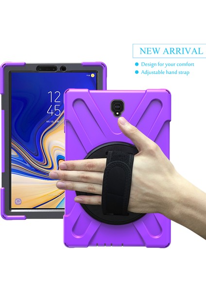 Galaxy Tab S4 İçin Darbeye Dayanıklı Tablet Kılıfı - Mor (Yurt Dışından) modelleri