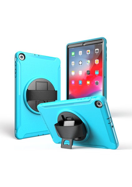 Galaxy Tab A İçin Darbeye Dayanıklı Tablet Kılıfı - Açık Mavi (Yurt Dışından)