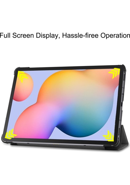 Galaxy Tab S6 Lite İçin Darbeye Dayanıklı Tablet Kılıfı - Gri (Yurt Dışından)