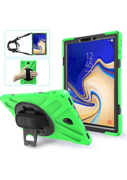 Galaxy Tab S4 İçin Darbeye Dayanıklı Tablet Kılıfı - Yeşil (Yurt Dışından)