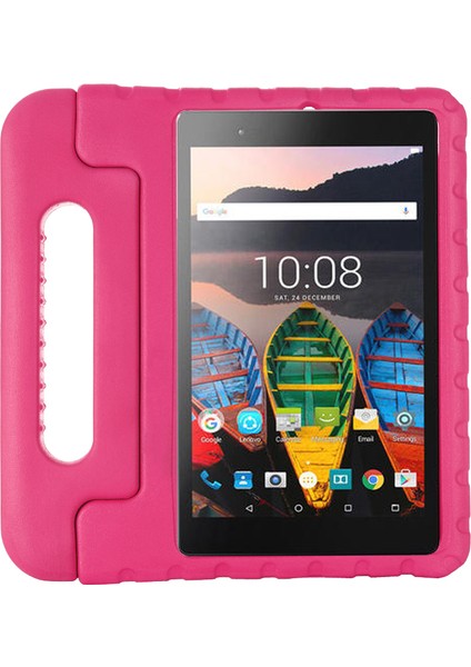 Galaxy Tab A İçin Darbeye Dayanıklı Tablet Kılıfı - Pembe (Yurt Dışından)