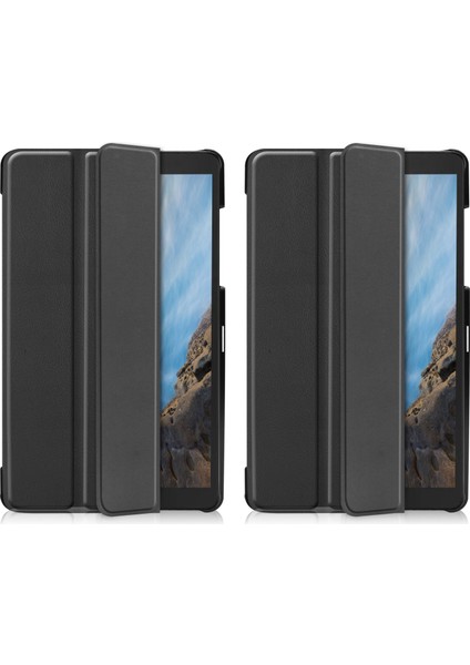 Galaxy Tab A İçin Darbeye Dayanıklı Tablet Kılıfı - Siyah (Yurt Dışından) modelleri