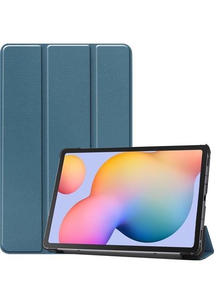Galaxy Tab S6 Lite İçin Darbeye Dayanıklı Tablet Kılıfı - Yeşil (Yurt Dışından)