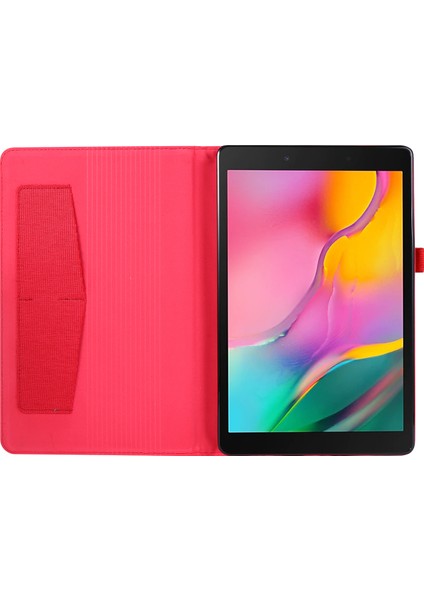 Galaxy Tab A İçin Tablet Kılıfı - Kırmızı (Yurt Dışından)